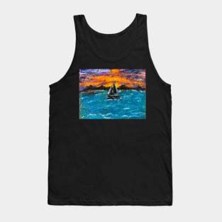 Sailing at Sunset Tank Top